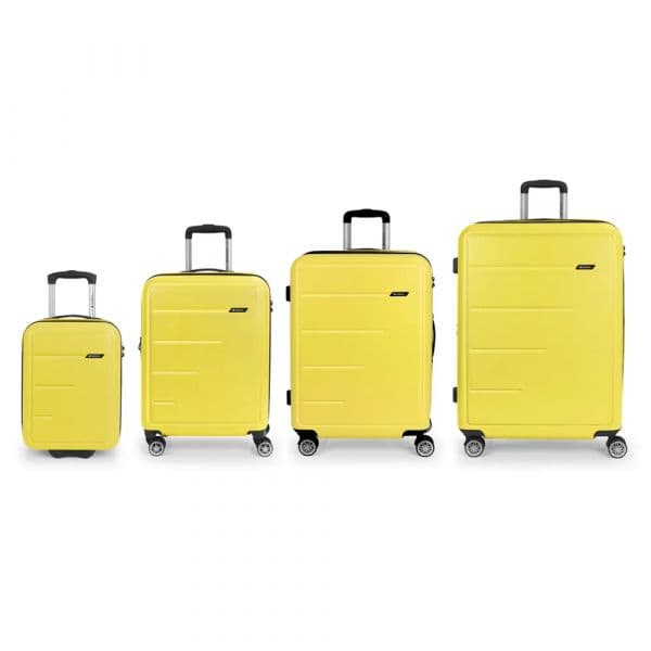 Gabol Mala Com Rodinhas Future Plus Spinner Expandable 240l 4 Unidades Yellow One Size