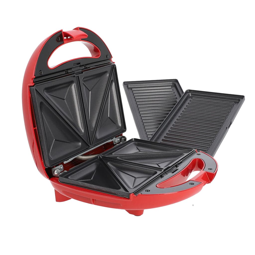 Küken Sanduicheira Grill Desmontável 33790 Vermelho