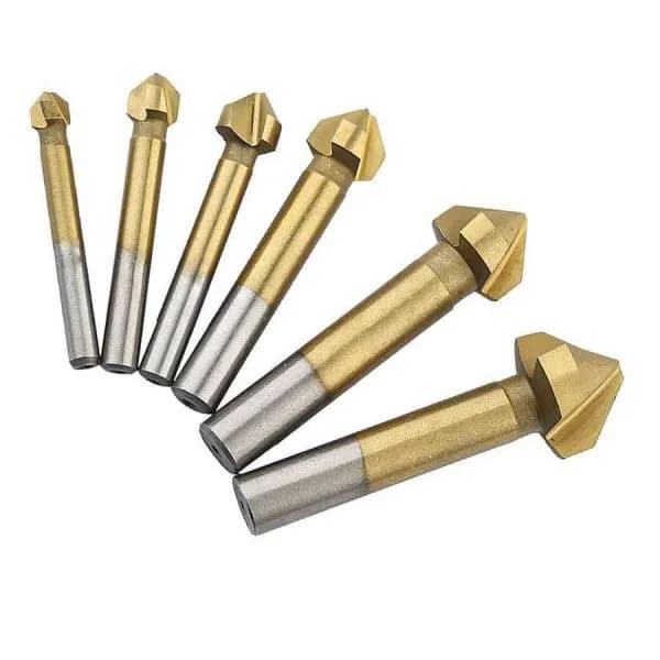Vatton Conjunto de Brocas Countersink Set 6 Unidades Dourado