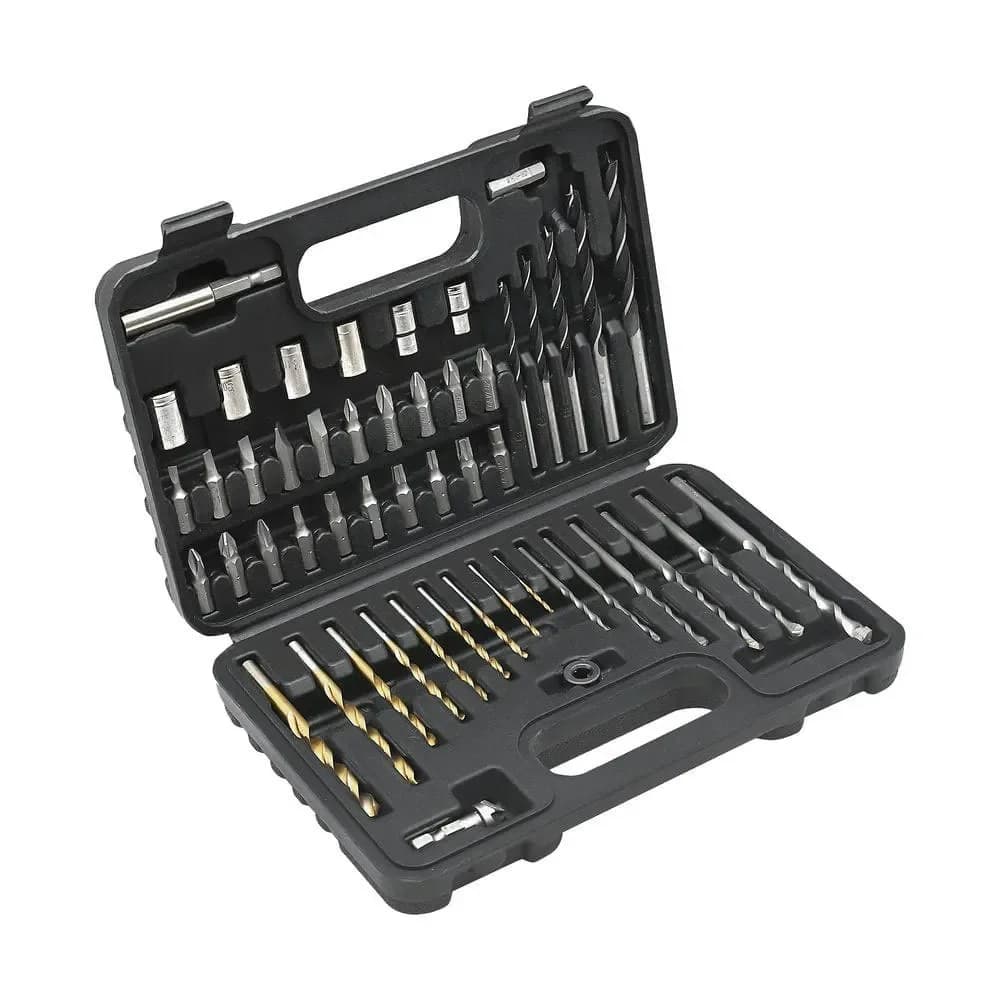 Stein Conjunto de Brocas Drill And Bit Set 50 Peças Prateado