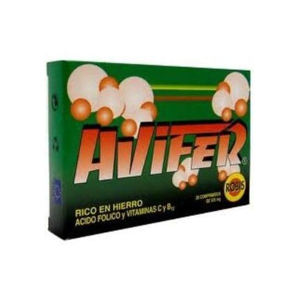 Robis Avifer 30 Comprimidos