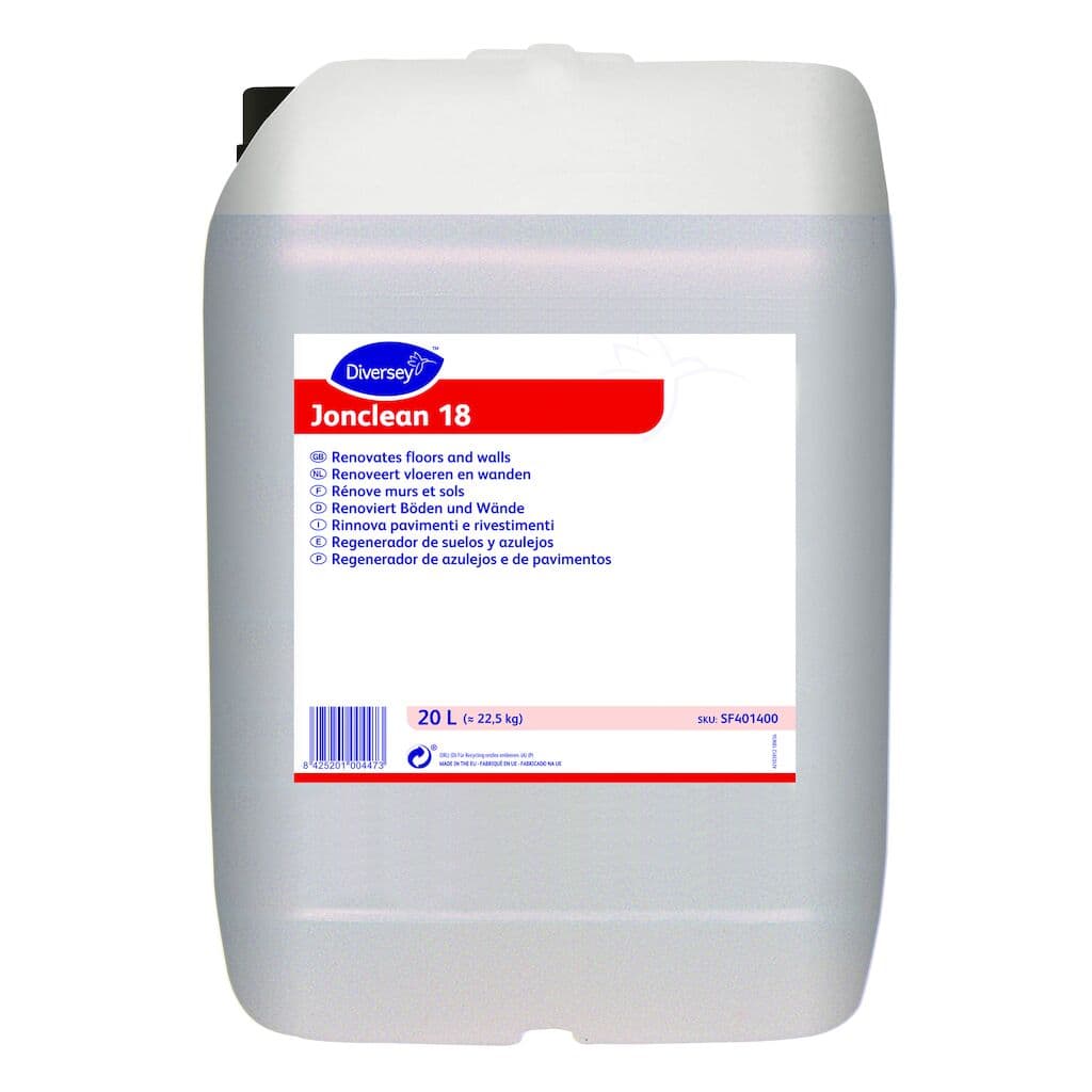 Diversey Jonclean 18 – Regenerador Ácido para Azulejos, Cimento e Marmorite 20L