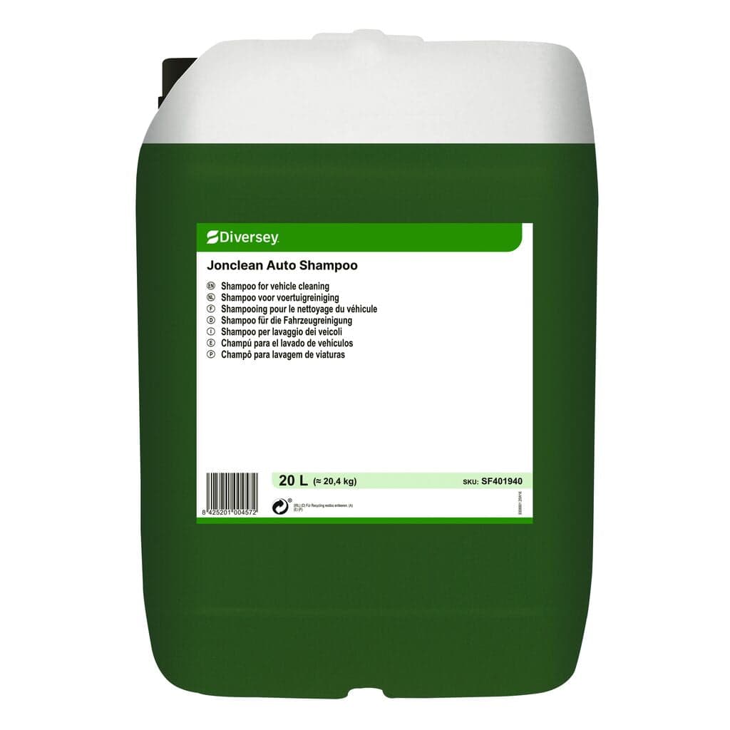 Diversey Jonclean Auto Shampoo – Champô Neutro para Lavagem Manual e Automática de Viaturas 20L
