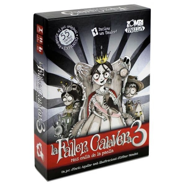 Zombie Paella Juego de Cartas La Fallera Calavera 3 para Além da Paella