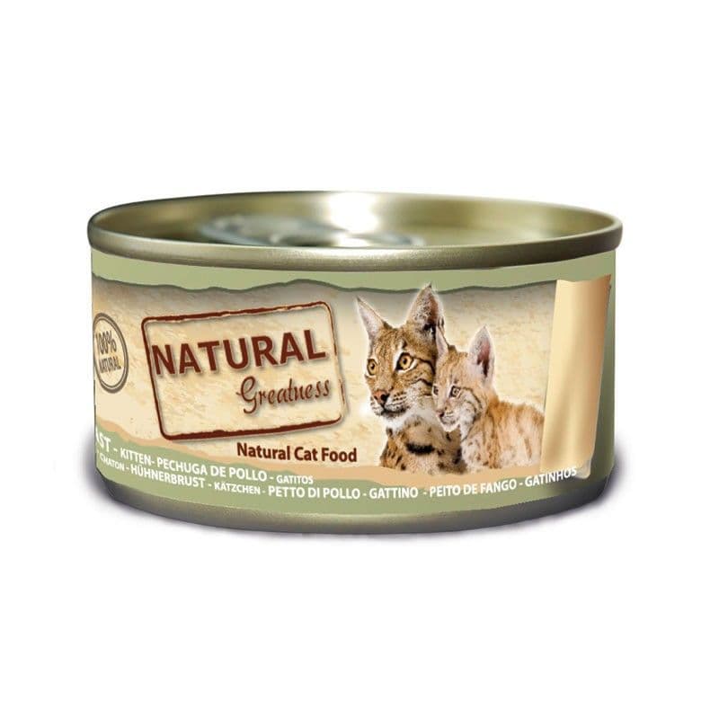 Natural Greatness Gato Lata Peito de Frango para Gatinhos