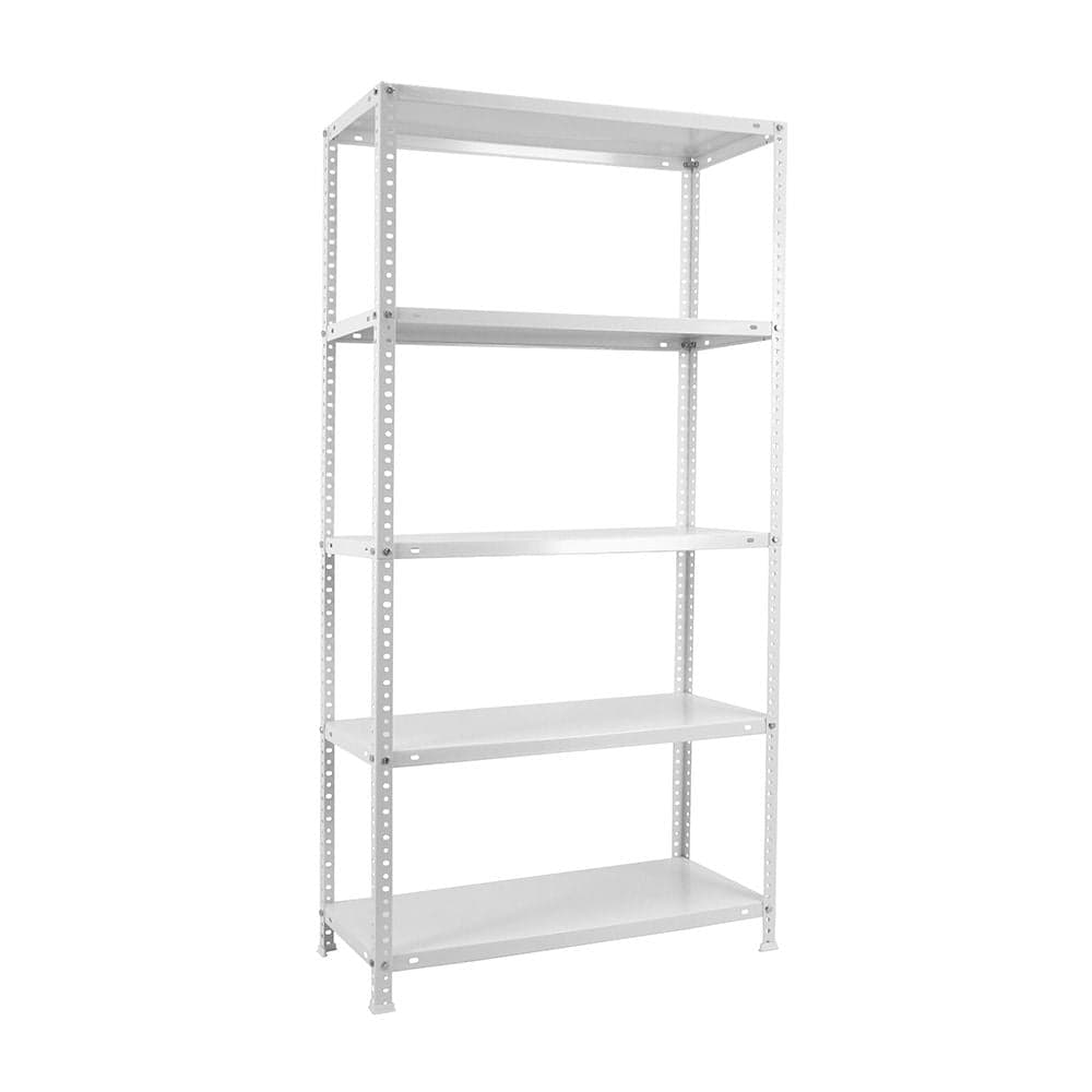 Simon Rack Estante de Metal Comfort Plus 5/400, 2000x1000x400 mm, Preto