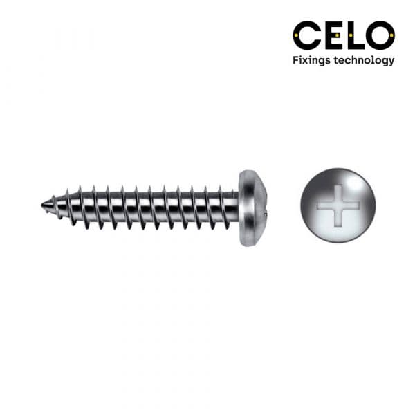 Celo Caixa 250UN Parafuso Chapa Cabeça de Queijo Philips Din/ref 7981 4,2X25 Zincado - ELK17025