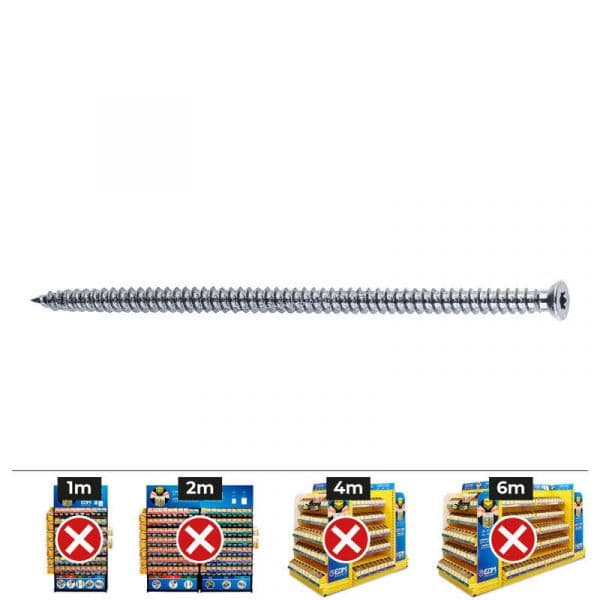 Celo Parafuso Estrutura FBS 7.5-62 Encerrado Zincado 100 Unidades