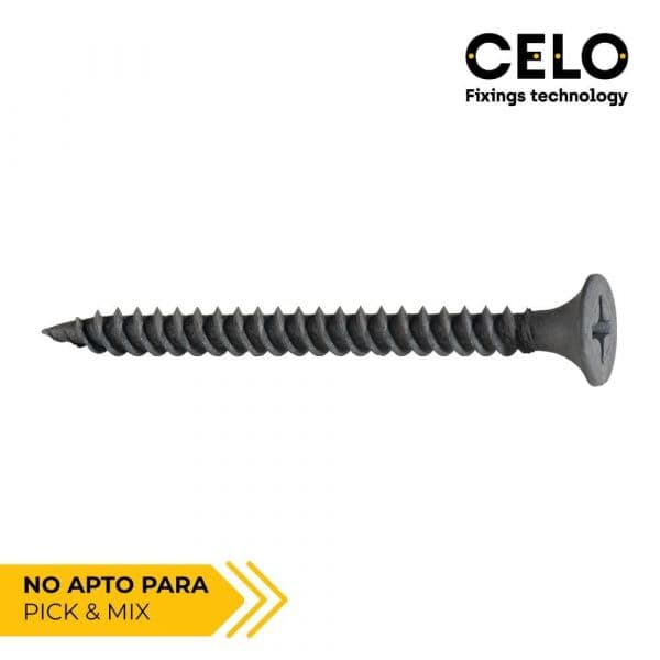 Celo Caixa 500 Parafuso Pladur Plate-metal Ssf 3,9X45 Fosfado
