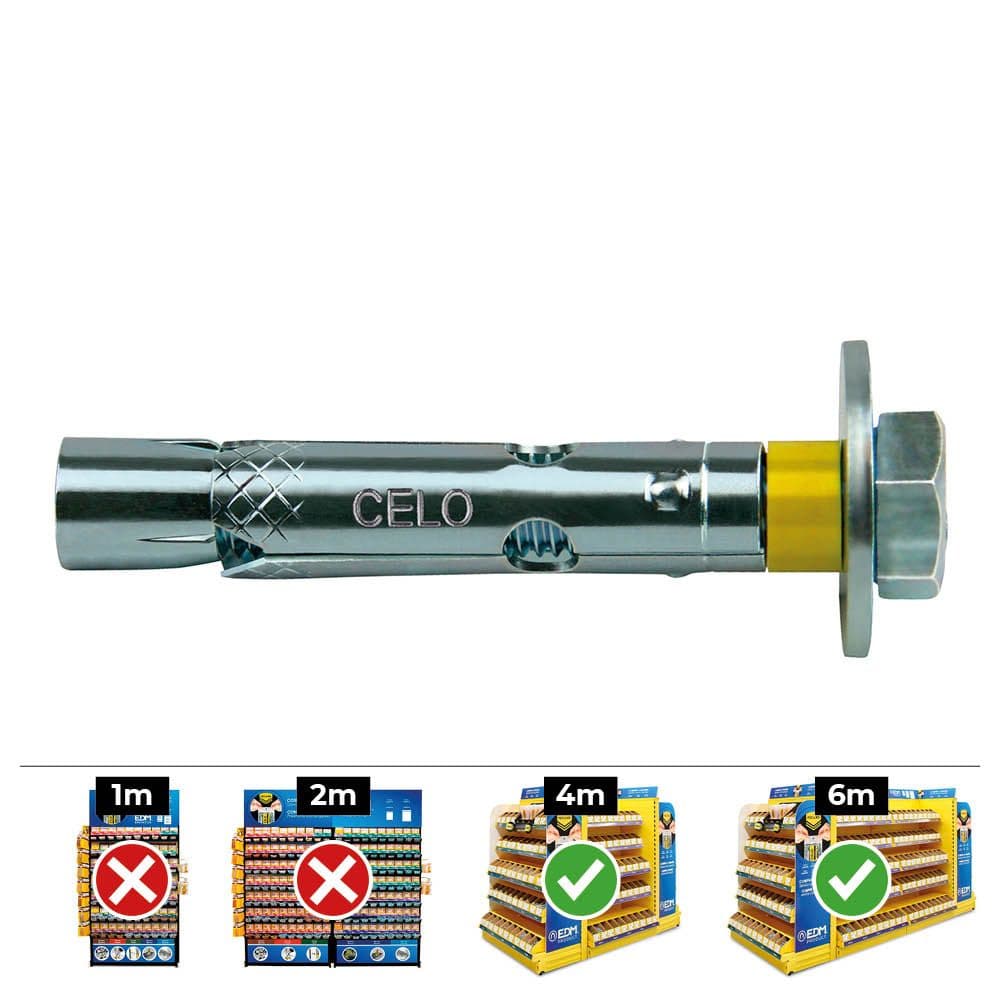 Celo Caixa 250 Uni. Dnbolt Parafuso dt8-c (m8x45) Galvanizado Eta - 17444