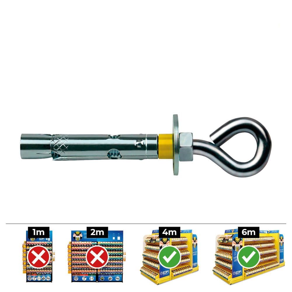 Celo Caixa 100 Uni. Dnbolt Aro Din/ref da 8x45 Galvanizado - 17448