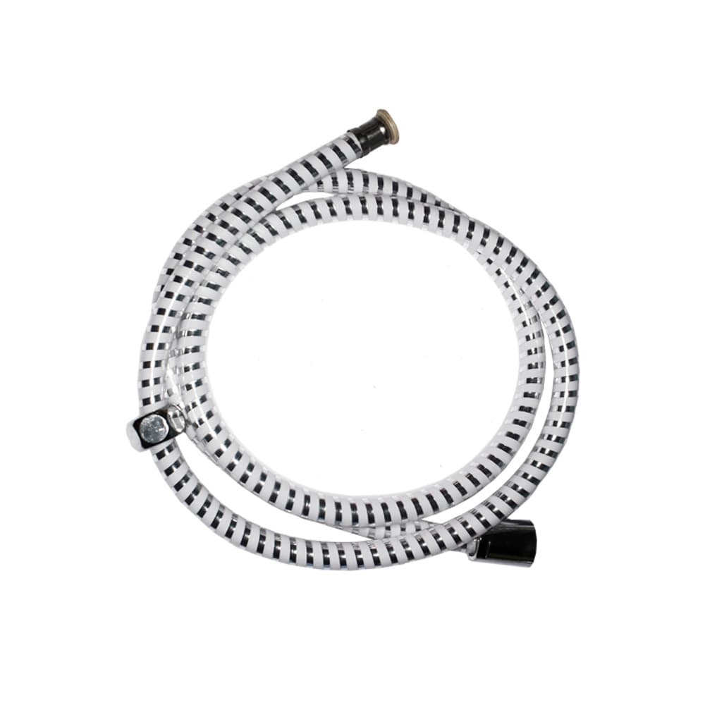 Bicha de chuveiro flexível. 2m cor branco/cromo edm