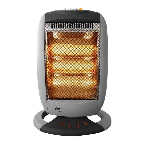 Aquecedor Halogeneo Rotativo de 3 Barras 1200W