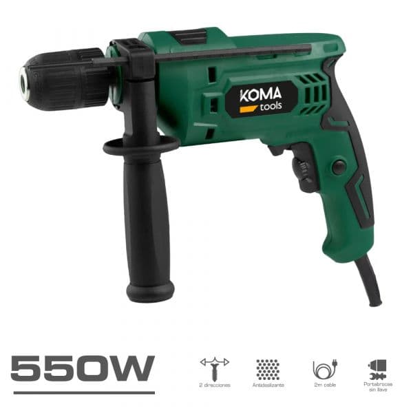 Koma Tools Berbequim de Percussão 550W Preto