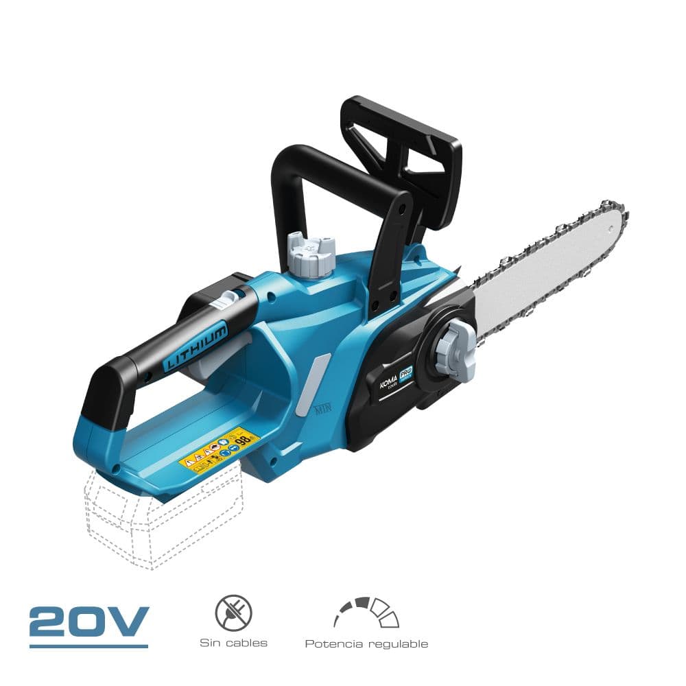Koma Motosserra 20v sem Bateria nem Carregador - EDM08761