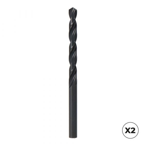 KOMA TOOLS Conjunto de Brocas Cilíndricas Curtas IZ27409 HSS DIN 338N 4.00mm 2 Unidades