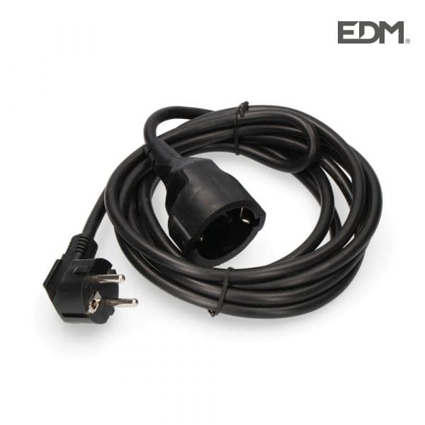 EDM Extensão de Mangueira 3X1,5 T / Tl 2M Preto - 840001019