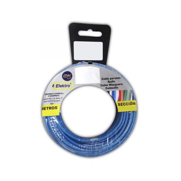 EDM Fio Elétrico Flexível 6Mm. Azul 10Mts Libre de Halógen