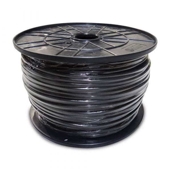 EDM Rolo de Cabo Acrilico 5X1,5MM Preto 100MTS Bobine Grande (bobine Grande Ø400x200mm) - ELK28980