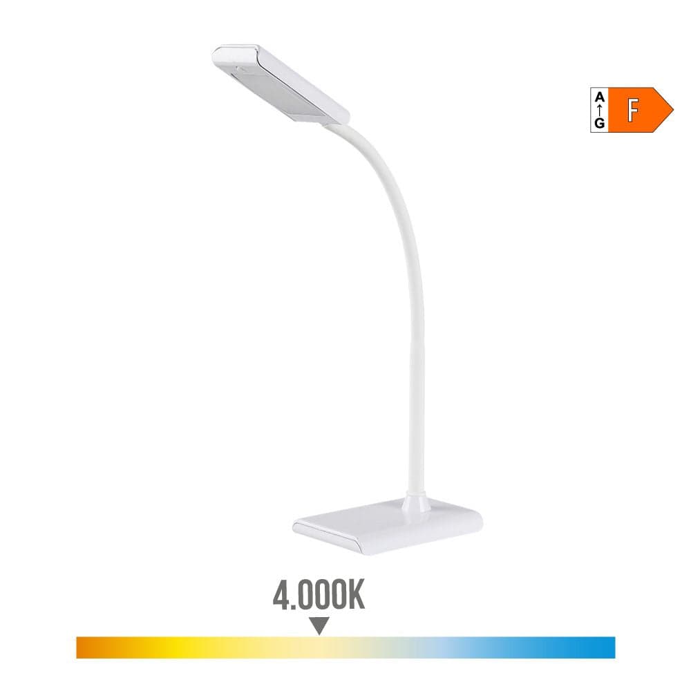 EDM Candeeiro de Mesa LED 9x13x33cm Branco