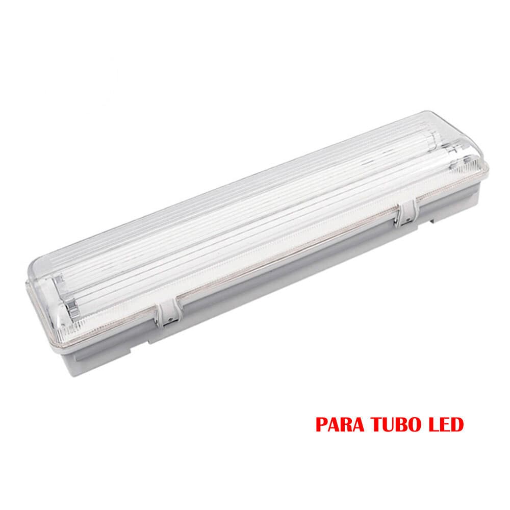Armadura fluorescente estanca para tubo led 2x22w (eq. 58w) 220v 155cm ip65 edm