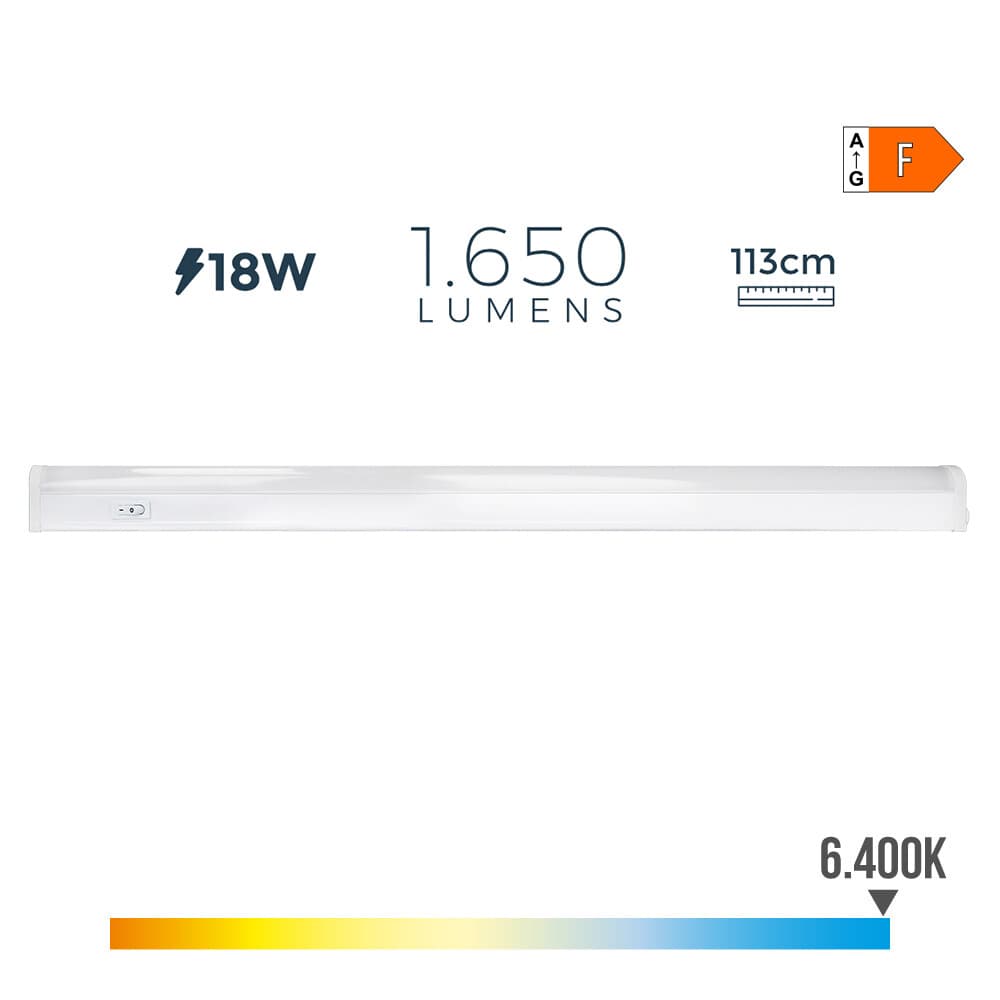 EDM Armadura Eletronica LED 18w 1550 Lumens 6.400k - EDM31687