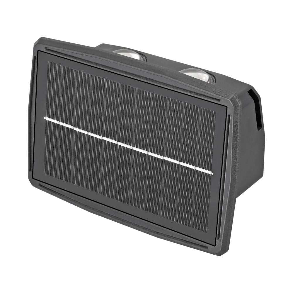 EDM Luz de Parede Solar 31826 Preto