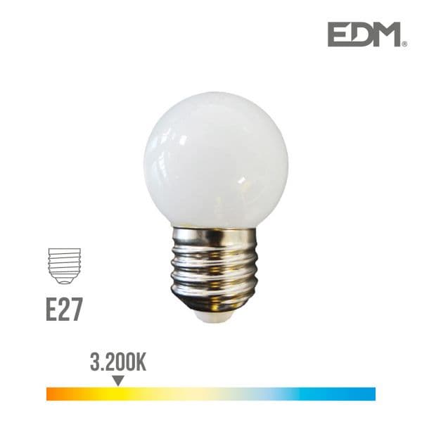 EDM Lampada Led E27 1,5w 80 Lm 3200k Luz Quente - EDM35440
