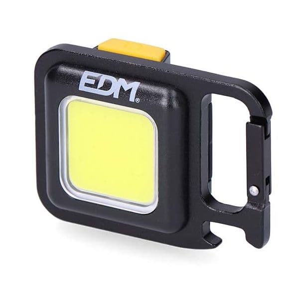 EDM Lanterna Porta-Chaves COB 6W com USB-C