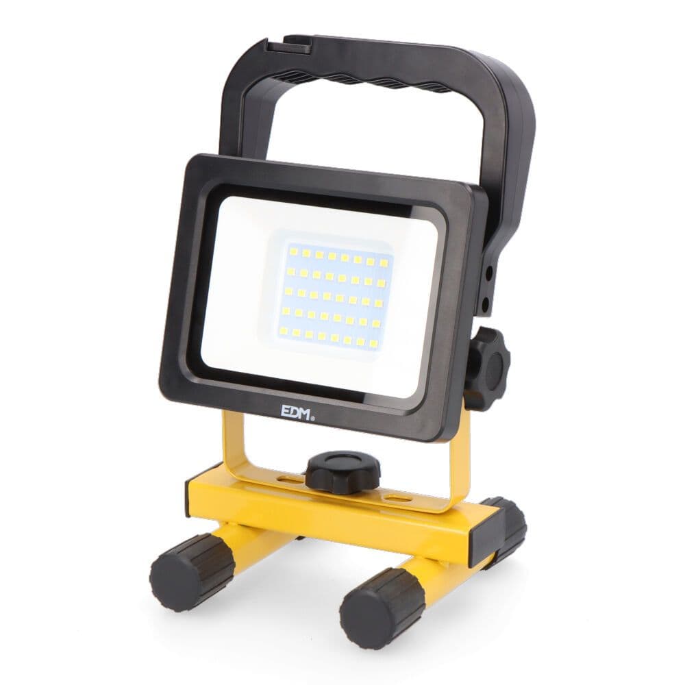 EDM Projetor LED Recarregável 36130 20W 2000lm 6500K Preto
