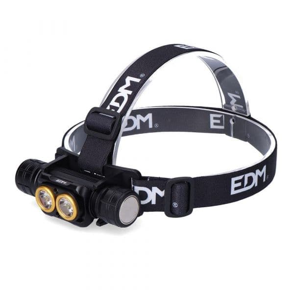 EDM Lanterna Frontal 36160 3.000lm Preto