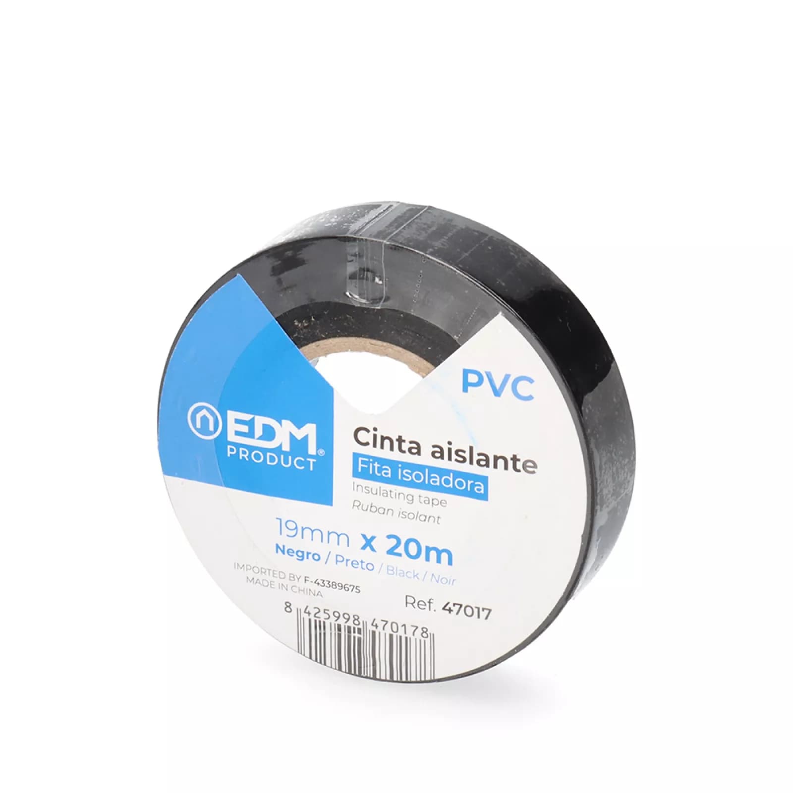 EDM Fita Isoladora Preta 20m