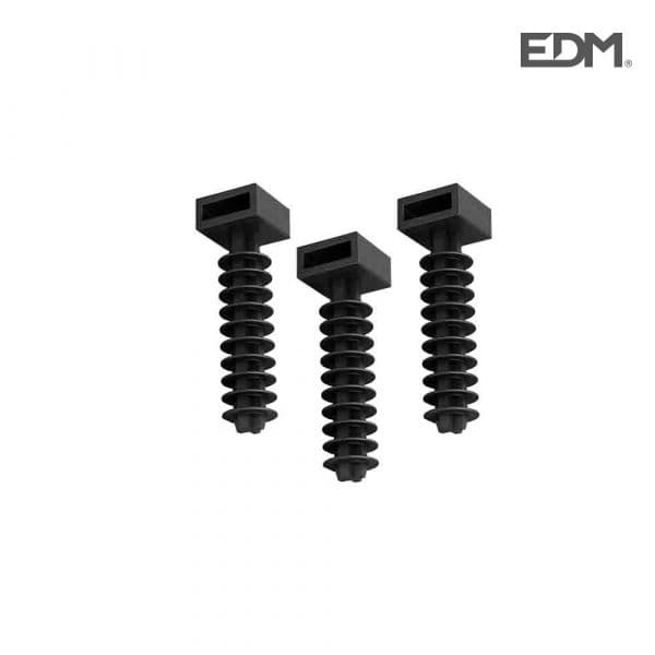 Pack 100 Unid. Bucha para Abraçadeira Preto n°8 - 48196