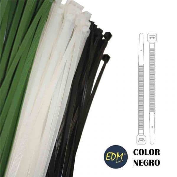 EDM Abraçadeiras Preta 200x4,8mm Saco 100 Unidades - EDM48404