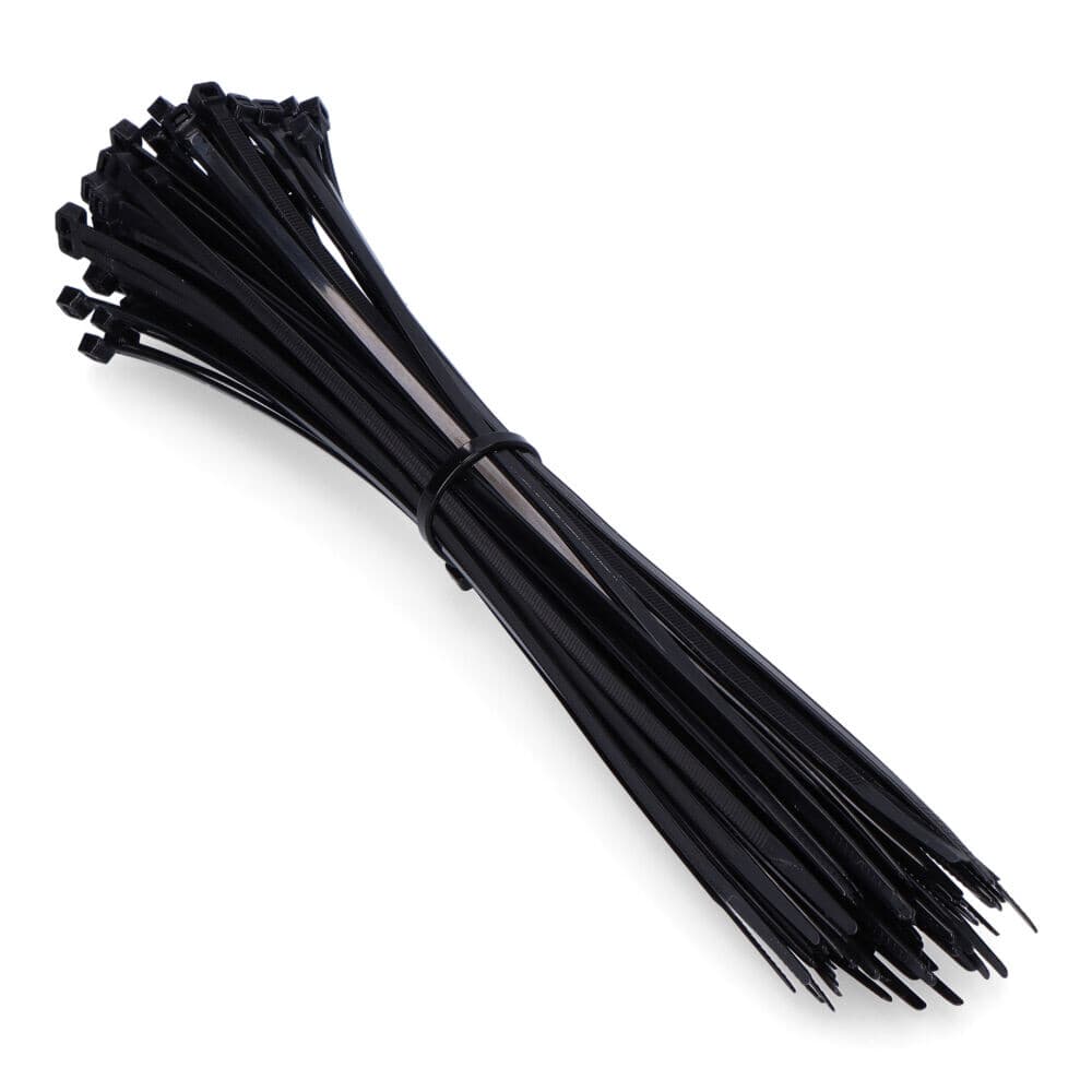 EDM Abraçadeiras Nylon Pretas 762 x 9 mm (100 Unidades)