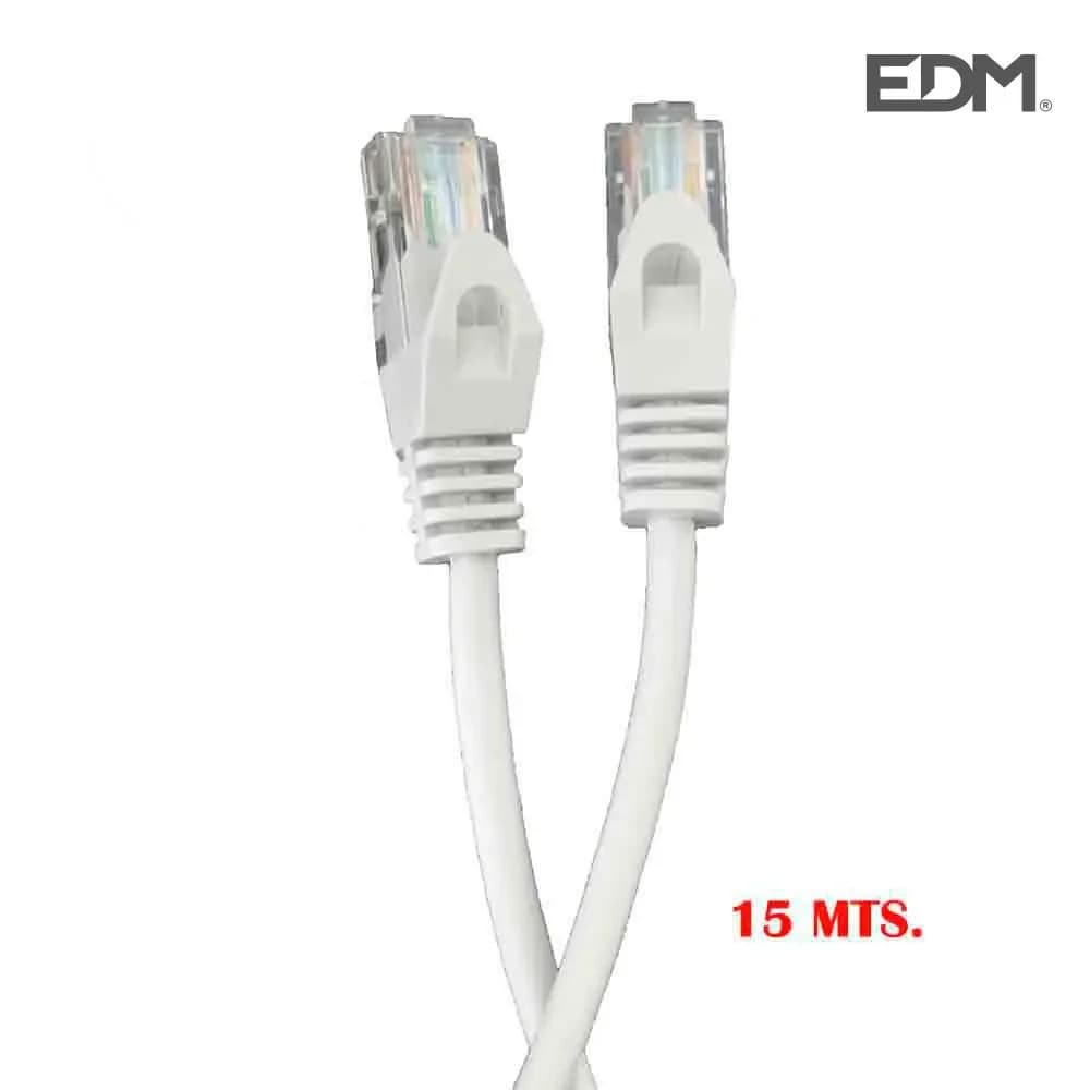 EDM Outex Cabo de Rede UTP Cat 5e/5E RJ45 15m