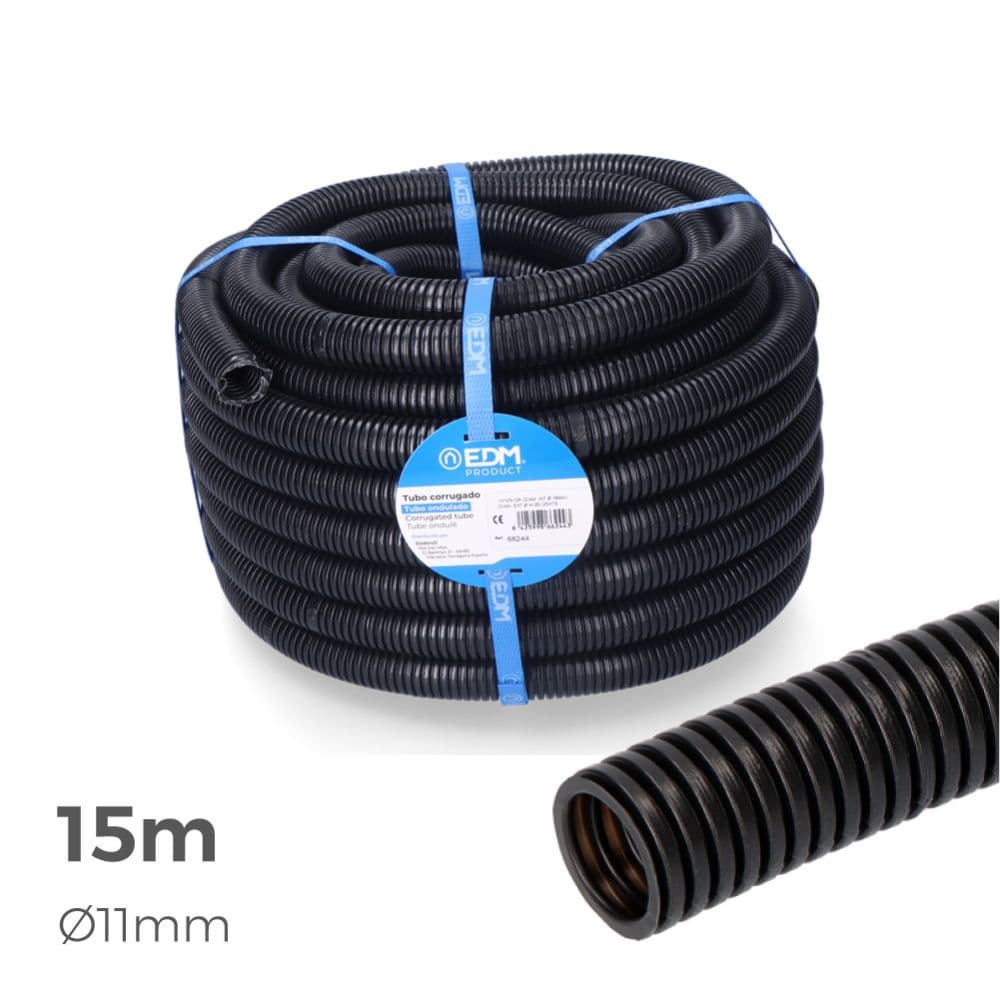 EDM Tubo Anelado para Interior Medida 11mm Ce M-16 15m - EDM66202