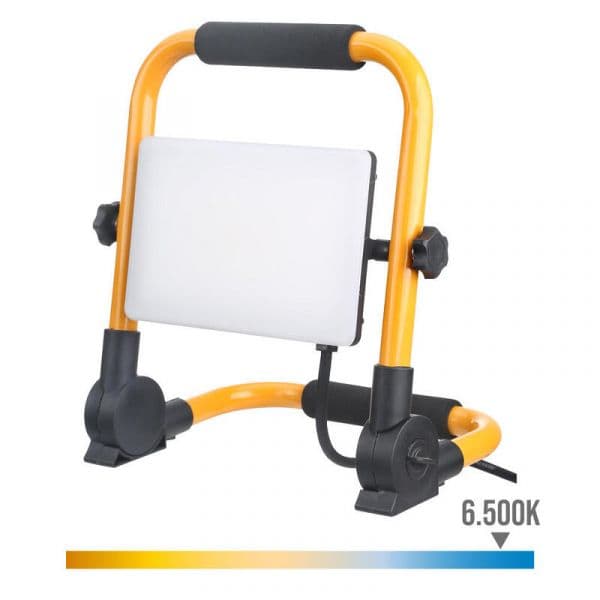 EDM Projetor LED 70423 50W 5.400lm 6.000K Luz Fria com Suporte