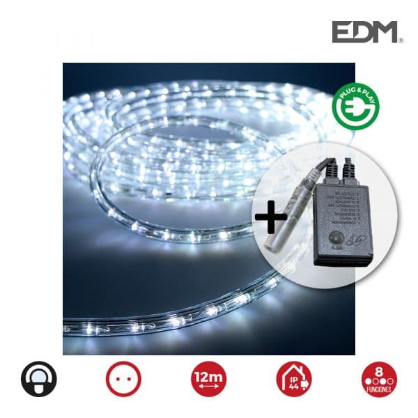 EDM Kit Flexiled Multifunção Branco Frio Ip44 230V 12M Edm. Apto- - 71491
