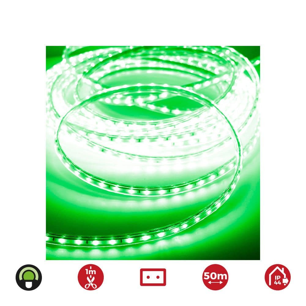 EDM Tira LED Verde 50m 60 leds/m 4,2w/m IP44 220-240V