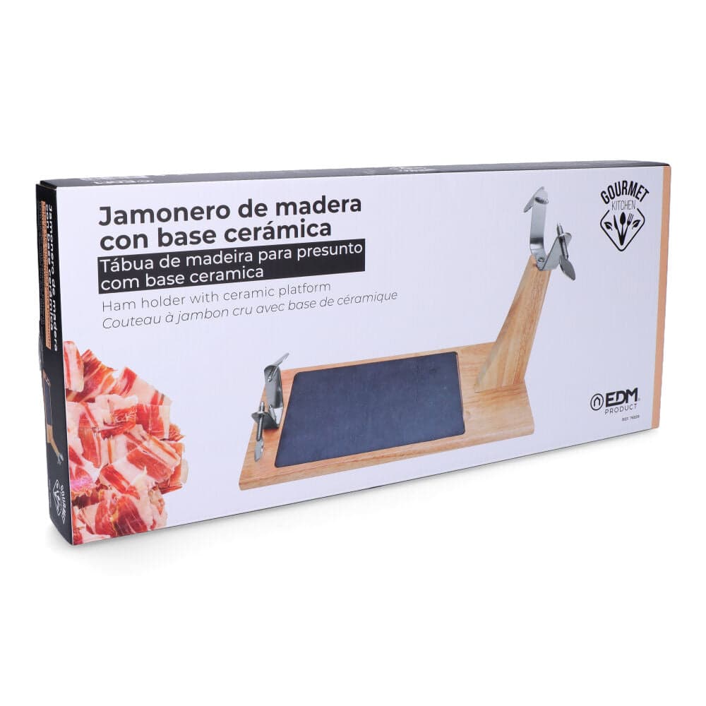 MADEIRA DE BORRACHA SUPORTE DE PRESUNTO TOP LINE COM BASE CERAMIC