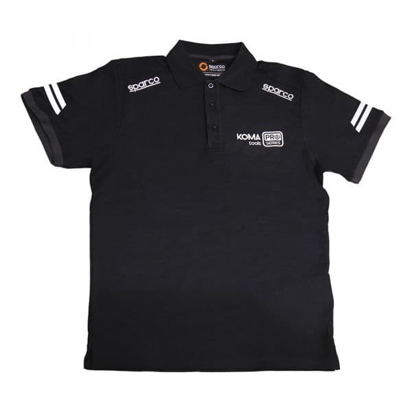 Sparco Polo Técnico Manga Curta Preto M