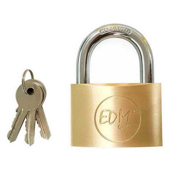 EDM Cadeado de Latão Normal Arch 40X23MM Blister