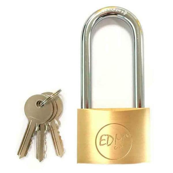 EDM Long Arc Brass Cadeado 40X65MM Blister