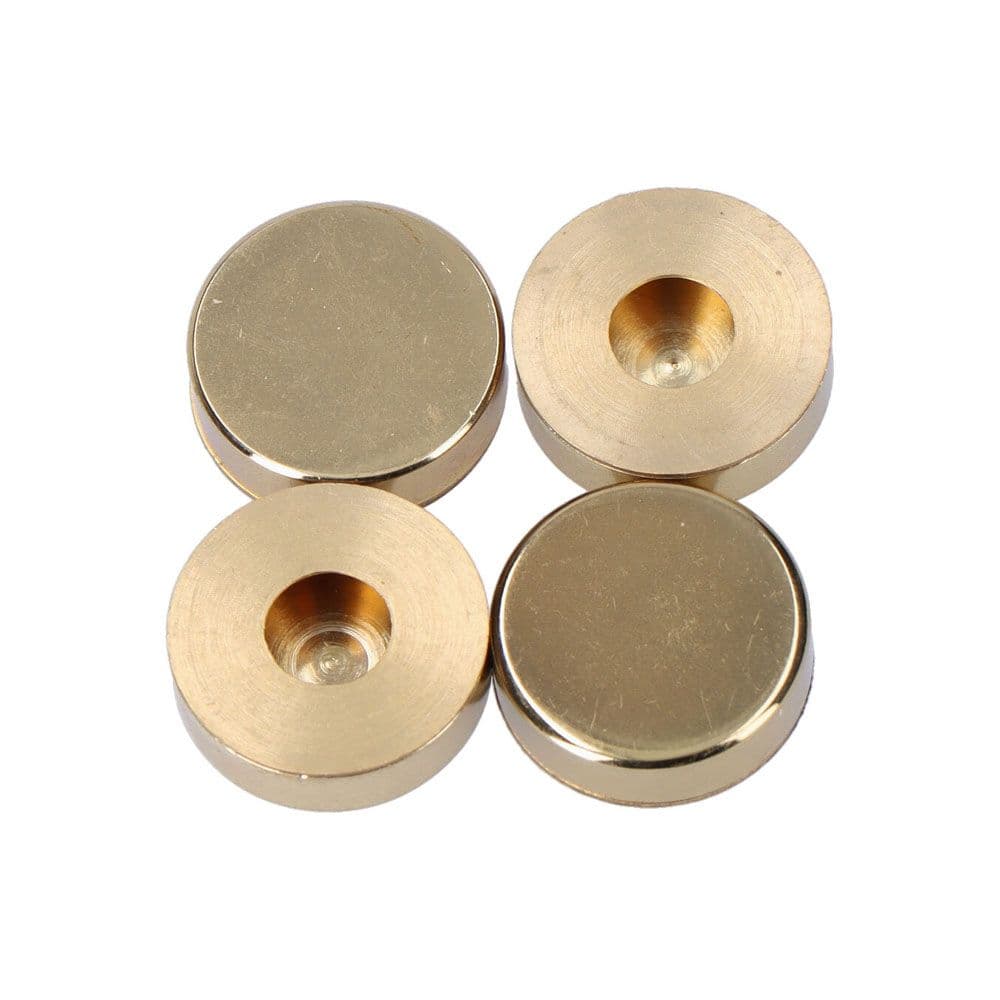 EDM Pack 4 Unid. Embelhecedor Latão Roscado Uso 18 Polido - 85289