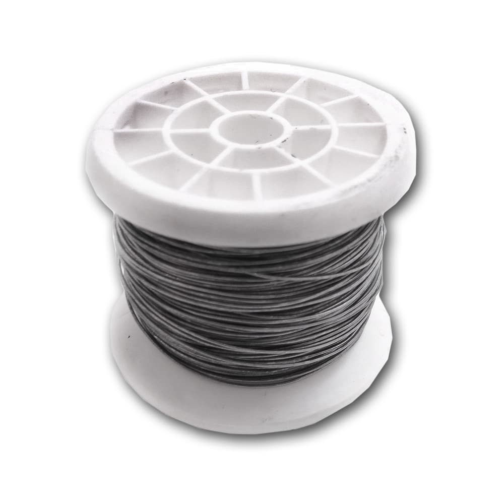 Arame revestido prateado bobina n° 6 - 0,40mm x 50m