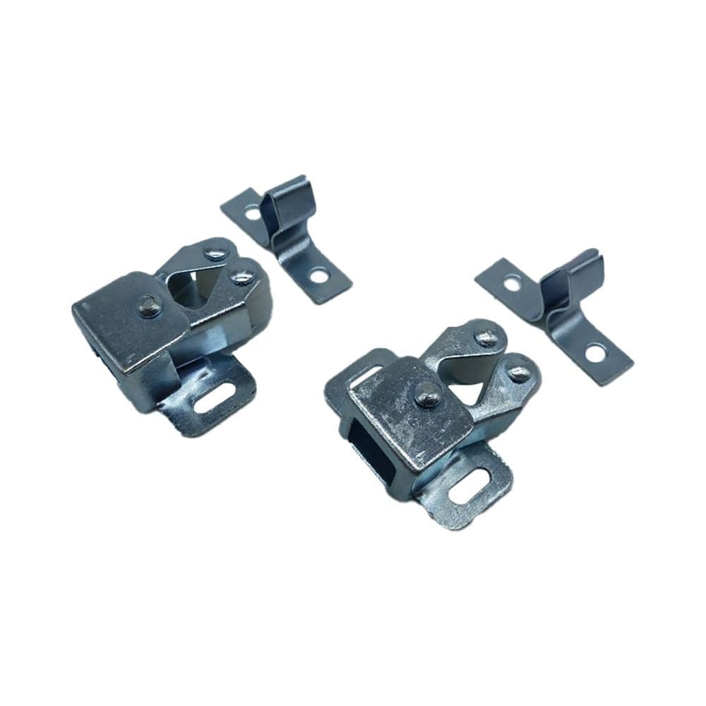 EDM Pack 4 Unid. Fecho Batente Rolamento Borracha 0,8mm Zinco - 85369