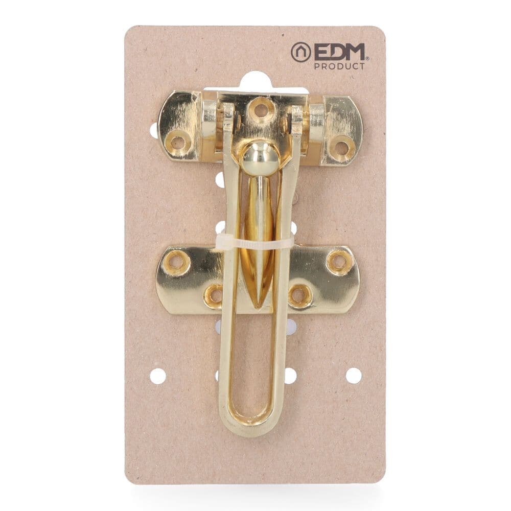 EDM Pack 1 Unid. Fecho de Segurança Zamak Latão - 85375