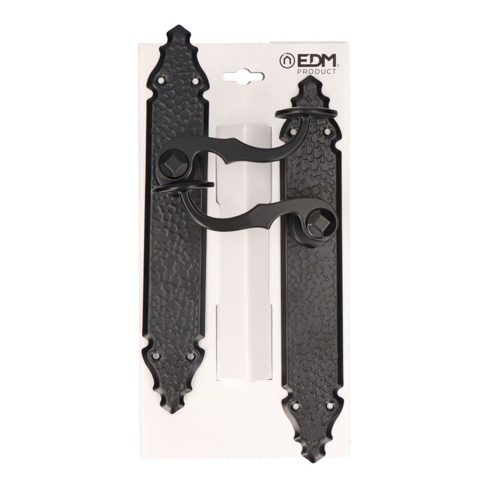 EDM Conjunto de Puxadores 272 Preto 27,5 x 4,5 cm