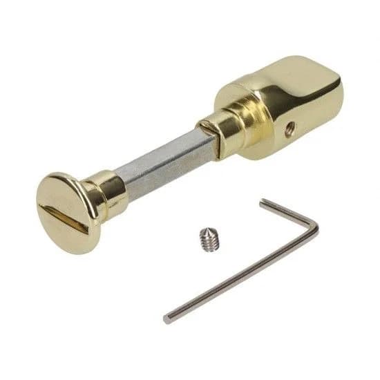 EDM Puxador Maçaneta 10098 Desbloqueio Latão Polido Zamak 78 mm
